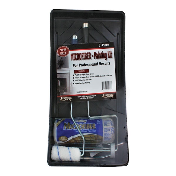 Arroworthy 4 in. Metal Paint Tray Kit - 5 Piece 1808039 - main